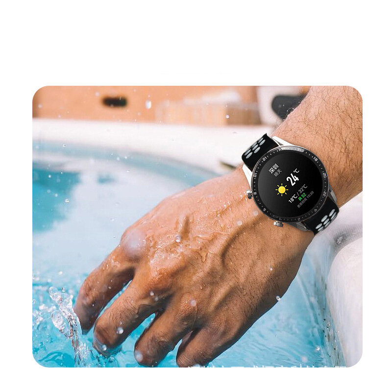 Correa de silicona para Samsung Galaxy Watch 4, Correa clásica Gear S3 de 46/42mm, para Huawei Watch GT2, Active 2 de 40mm y 44mm