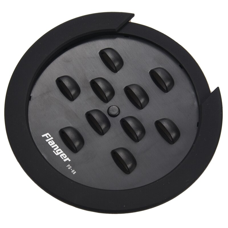 Flanger 100mm ABS Rubber Guitar Sound Cover Adjustable Acoustic Guitar Feedback Suppressor Sound Hole Cover