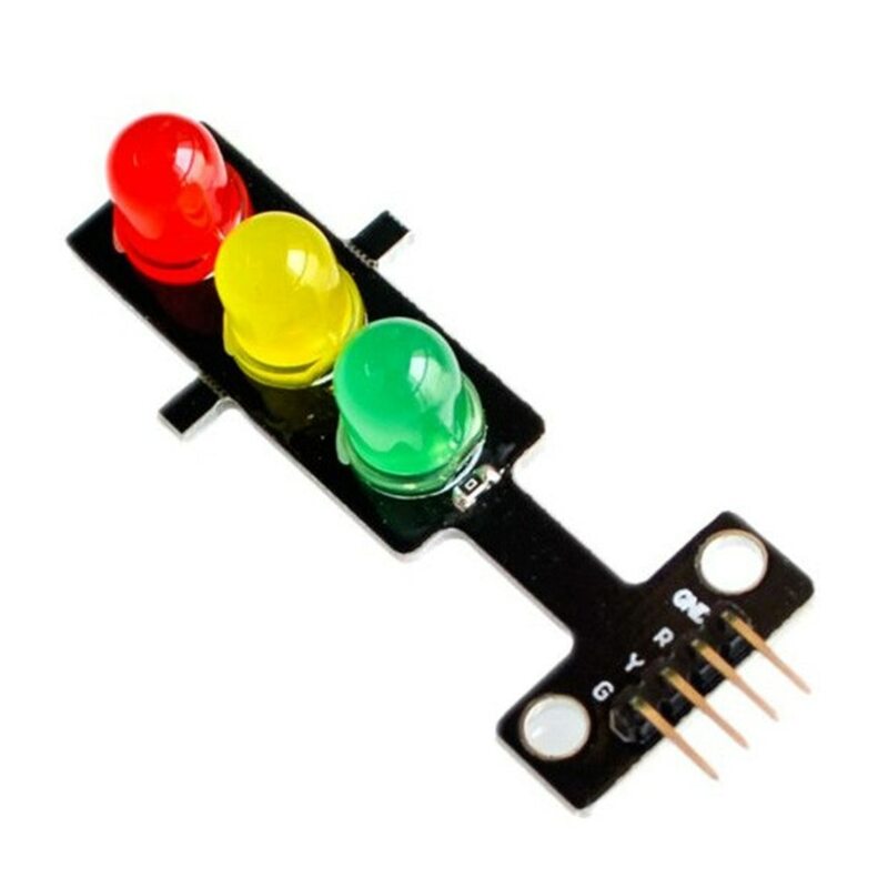 Módulo semáforo LED digital, Saída do sinal 5V, Brilho ordinário, 3 luz de controle separado