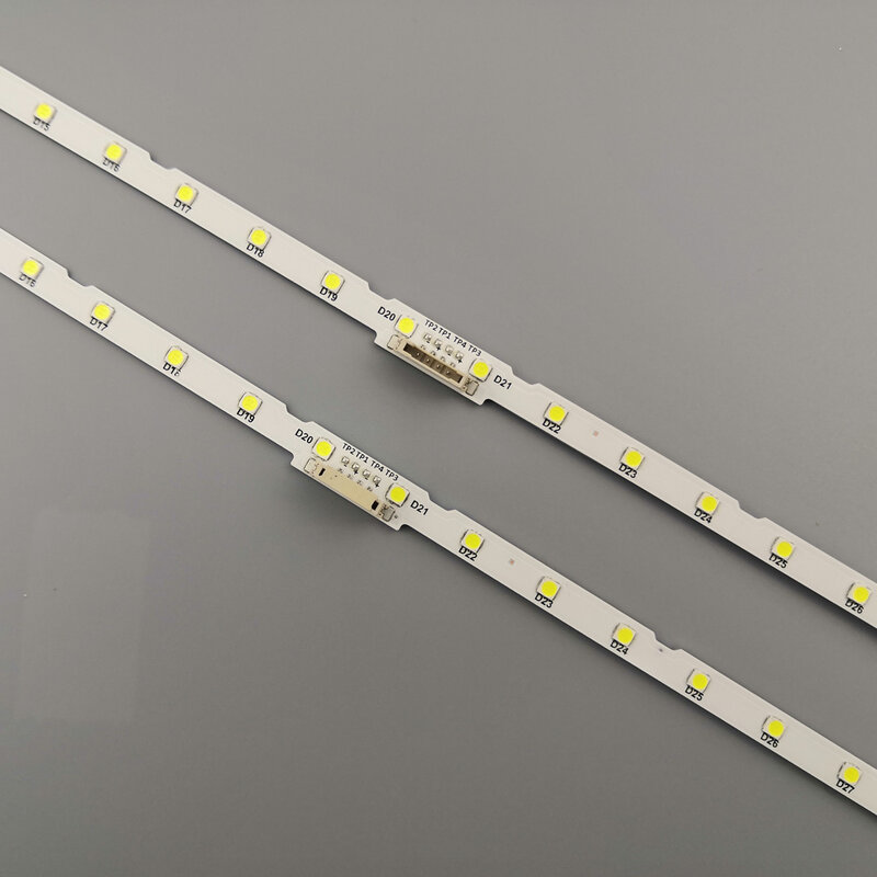 2 sztuk/partia podświetlenie LED strip dla samsung 55NU7100 UE55NU7300 UE55NU7100 UE55NU7105 AOT_55_NU7300_NU7100 BN96-45913A BN61-15485A