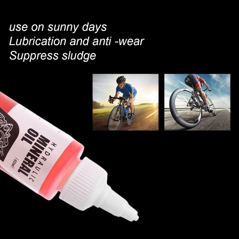 1 pz 60ml fluido ciclismo Mountain Bike Shimano 27RD bici idraulico freno a disco olio fluido per freno bicicletta sistema di olio minerale
