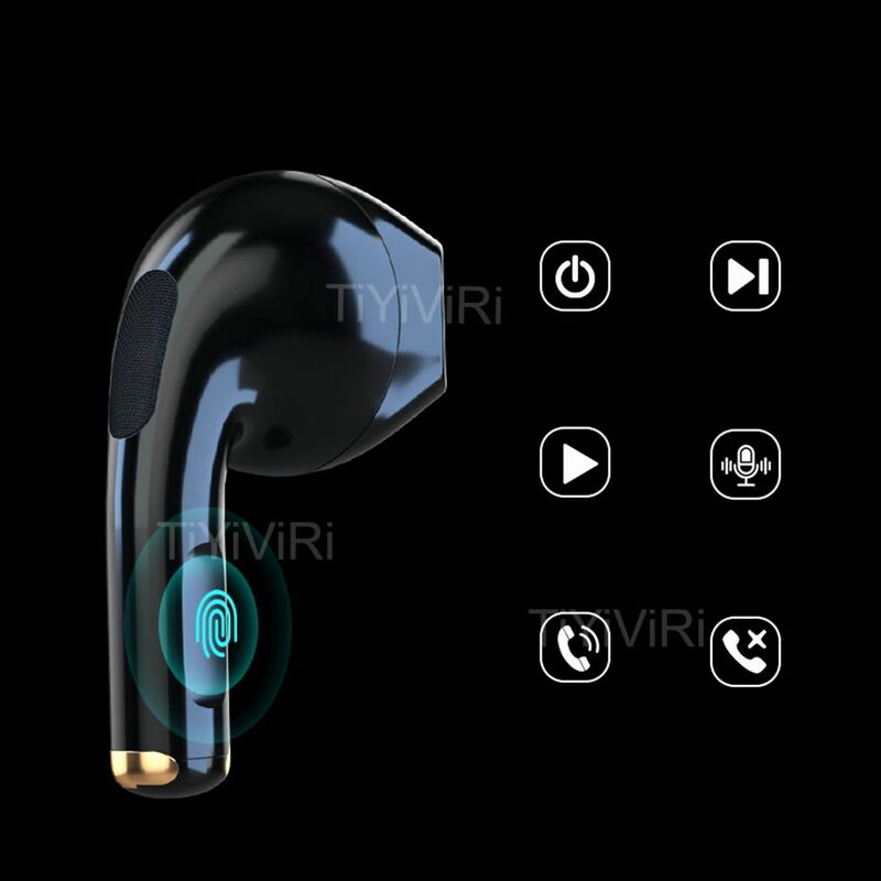 Auricolari Wireless Stereo Bluetooth con scatola di ricarica microfono per cuffie Touch cuffie sportive applicabili impermeabili
