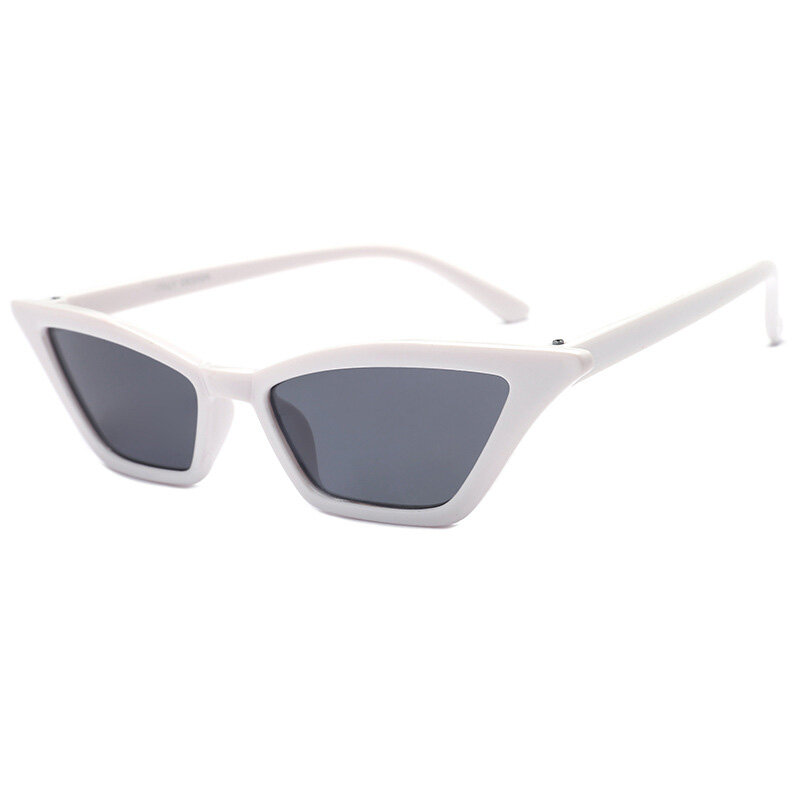 Очки солнцезащитные для мужчин и женщин, небольшие квадратные роскошные дизайнерские солнечные очки «кошачий глаз»