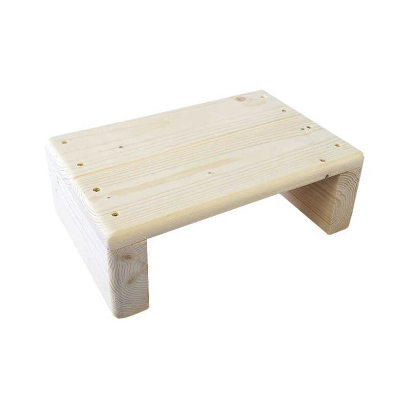 Bedroom Step Solid Simple Non-Slip Foot Rest Stable Small Home Multifunctional Living Room Change Shoe Children Wood Footstool