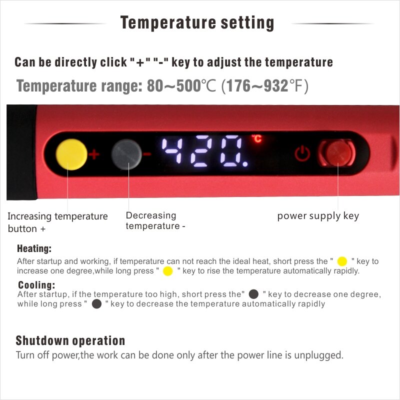 CXG 936d LED digitale a temperatura costante regolabile saldatore elettrico professionale 220V 110V 60W strumento di saldatura per rilavorazione