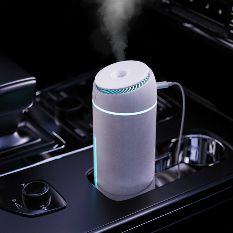 Xiaomi 400ml Car Humidifier Soft Light Gradient Atmosphere Lamp Humidifier Essential Oil Diffuser Air Negative Ion Humidifier