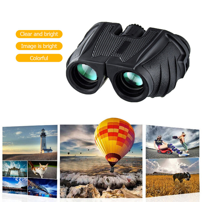 12X25 Binoculars Professional HD Pocket Waterproof Camping Observation Telescope Portable Optical Telescope Outdoor for Hunting