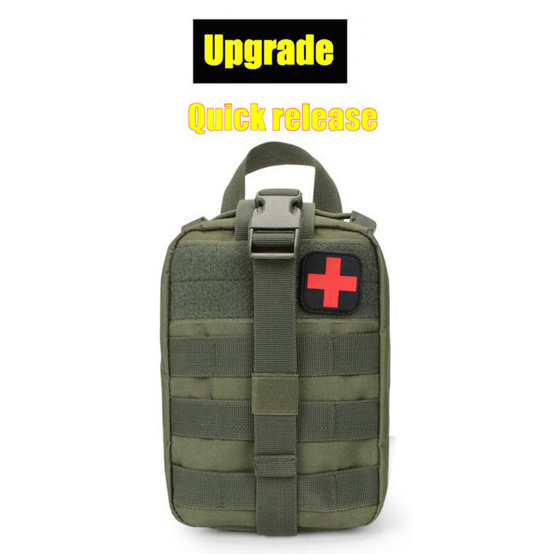 التكتيكية الخصر حقيبة العسكرية الإفراج السريع الإسعافات الأولية الطبية التخييم الصيد الملحقات حزمة بقاء في الهواء الطلق