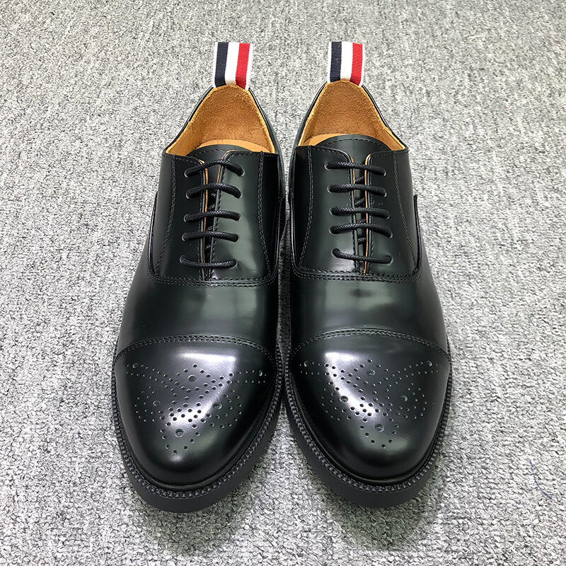 Tb Thom Mannen Jurk Schoenen Classic Oxfords Schoenen Voor Mannen Premium Lederen Formele Zakelijke Lace Up Luxe Merk Mannen schoenen Moderne