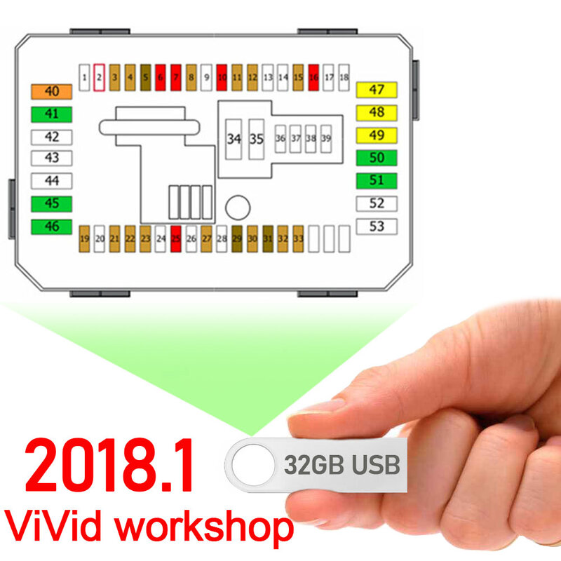 2021 hot Ankunft Automotive Vivid Workshop DATEN 2018,01 v( (Atris-Technik) europa reparatur software + Atris teile katalog vivid 2018