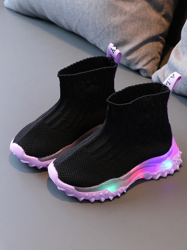 Children's Led Shoes Boys Girls Lighted Sneakers Glowing Shoes for Kid Sneakers Boys Baby Sneakers with Luminous Sole Size 21-30