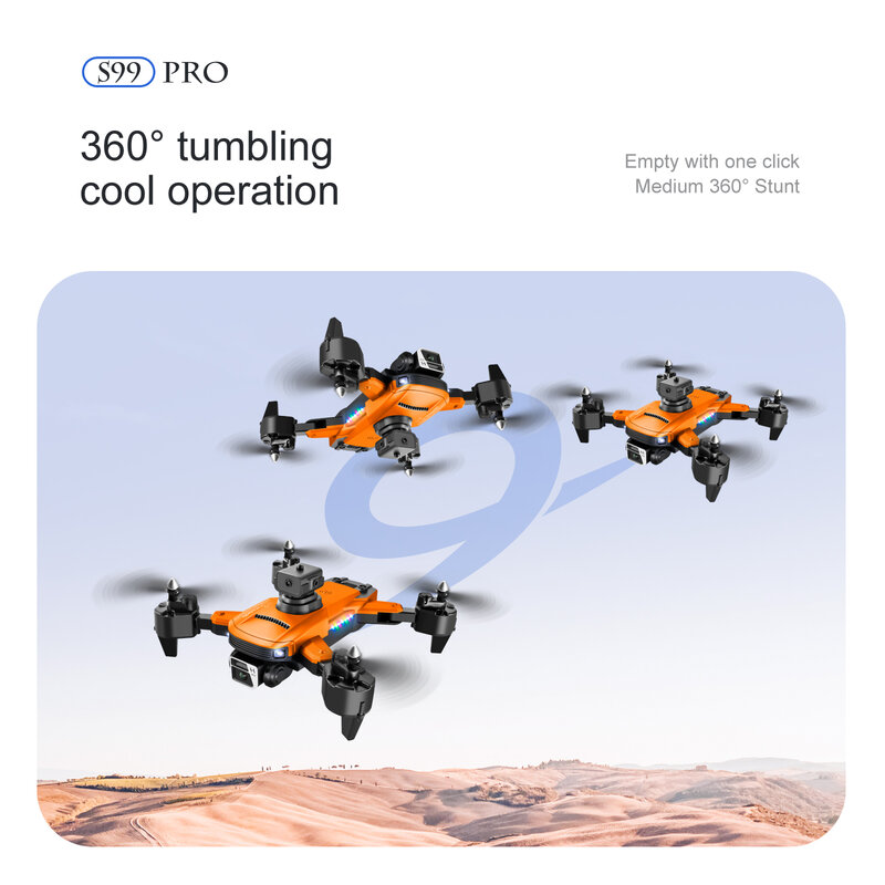 2023ใหม่ S99 Pro FPV Drone 4K โดรนกล้องกว้าง HD 4K กล้อง HD คู่ความสูง RC quadcopter Drones ของเล่น