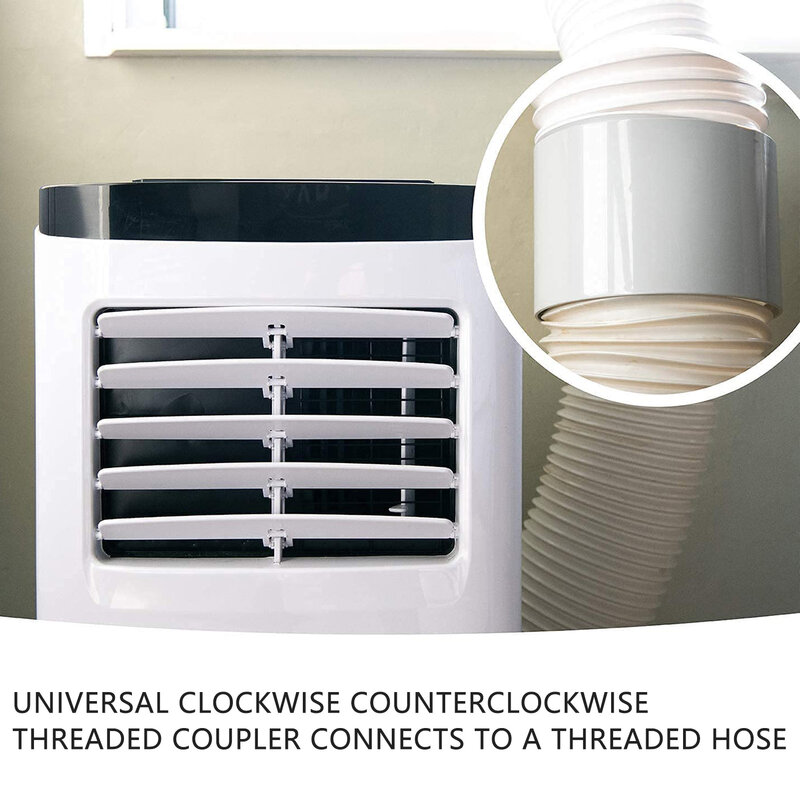 5/5.9In AC Coupler AC Coupling Konektor Coupler Bagian Ekstensi Tahan Lama Air Conditioner Knalpot Selang Coupler