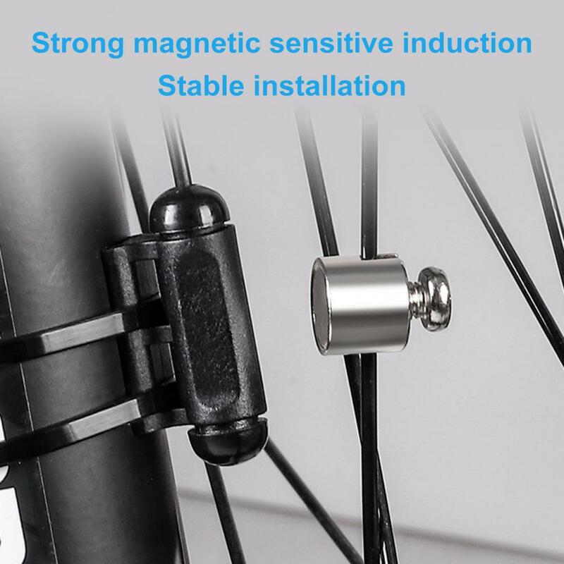 Metal cronômetro ímã resistente ao desgaste leve absorção poderosa odômetro ímã bicicleta suprimentos