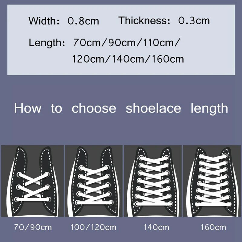 1pair Flat Double layer Classic Black White Shoe Laces Fashion Solid Sports Shoelace Casual Unisex Shoe Strings Shoe Accessories
