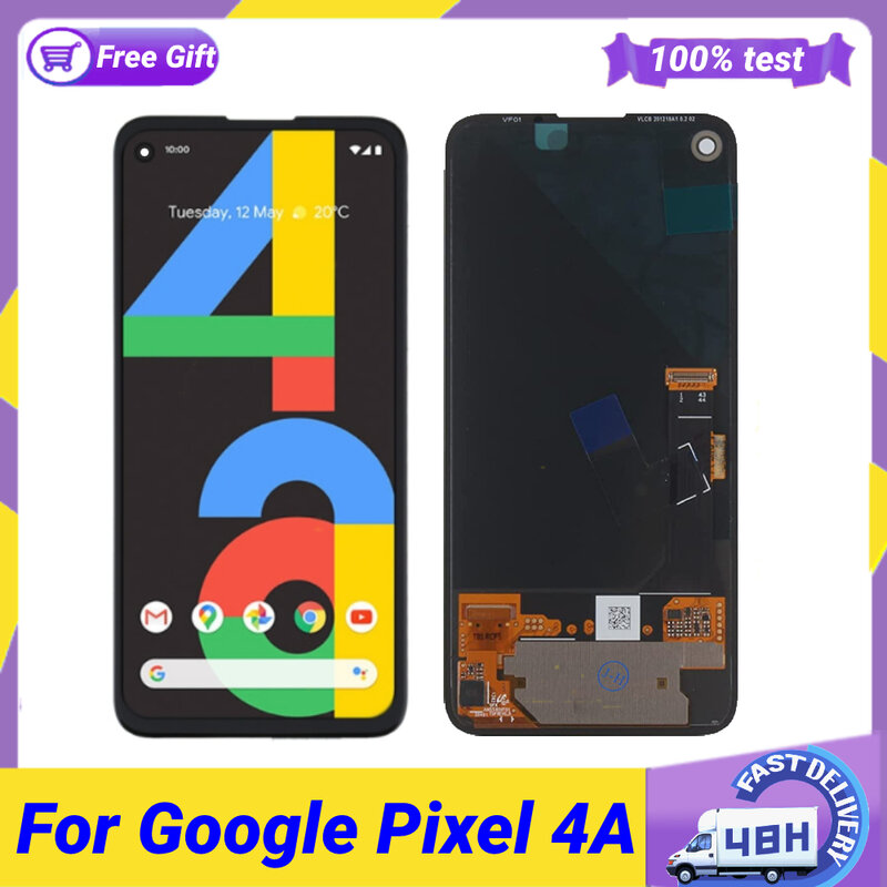LCD Amoled Asli untuk Google Pixel XL 2XL 3XL 3A 3AXL 4XL 4A 5 Tampilan Layar LCD Layar Sentuh Digitizer Pengganti Rakitan