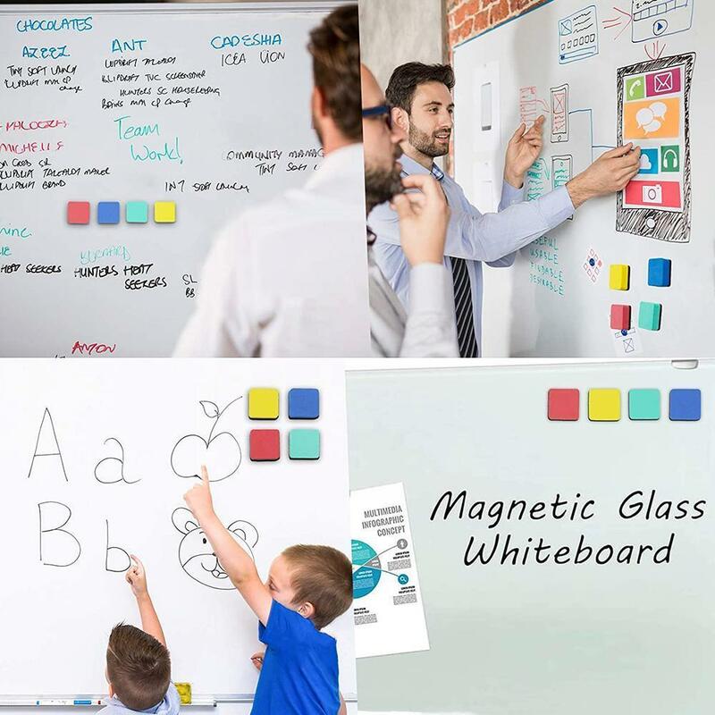 Vilt Doek Flanel Met Magnetische Schoolbord Gum Pluche Kleding Whiteboard Gum Magnetische Vierkante Kinderen Gummen Voor Sch C3l5