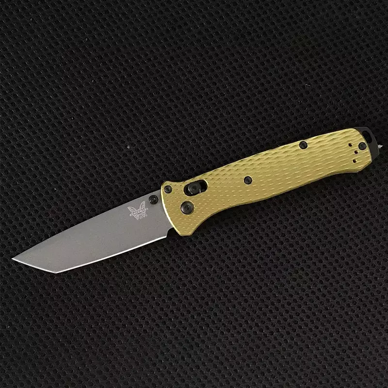 Pegangan aluminium BENCHMADE 537 pisau lipat luar ruangan berkemah keselamatan taktis pisau saku