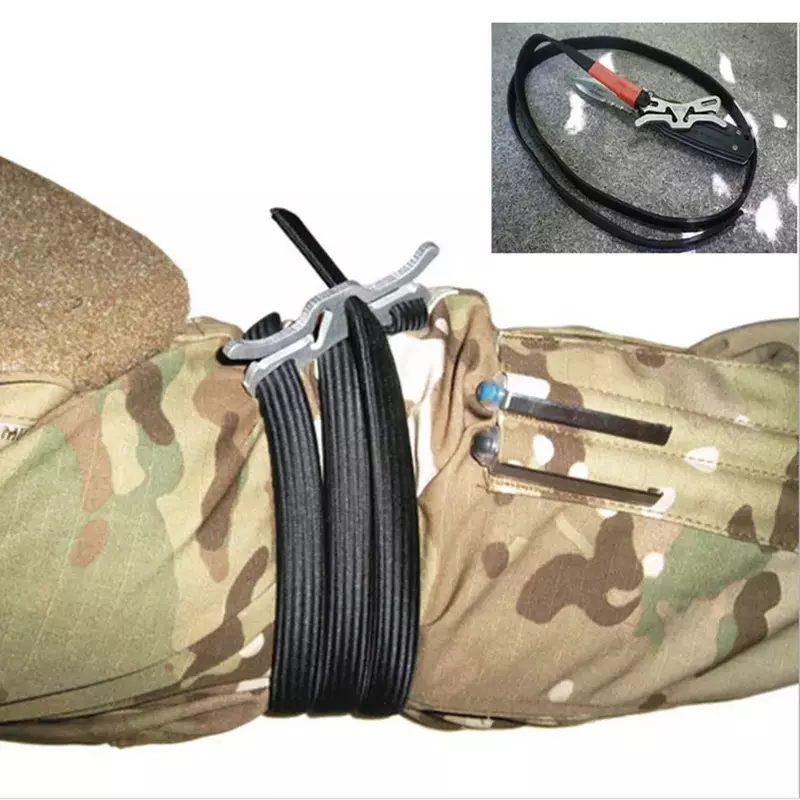 Kit de bandages, outils de Camping, garrot médical de survie, équipement de plein air essentiel, ceinture tactique de Combat militaire