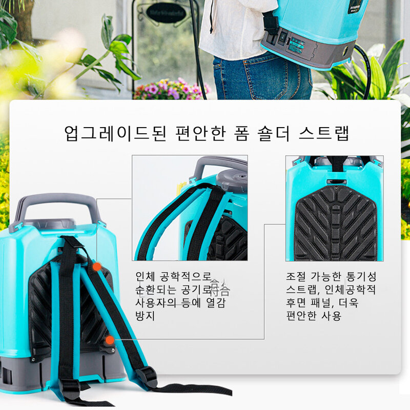 10L 20L 8L Electric Sprayer Back Irrigation Sprayer Rechargeable Agricultural Gardening Tools High Pressure Atomizing Sprayer