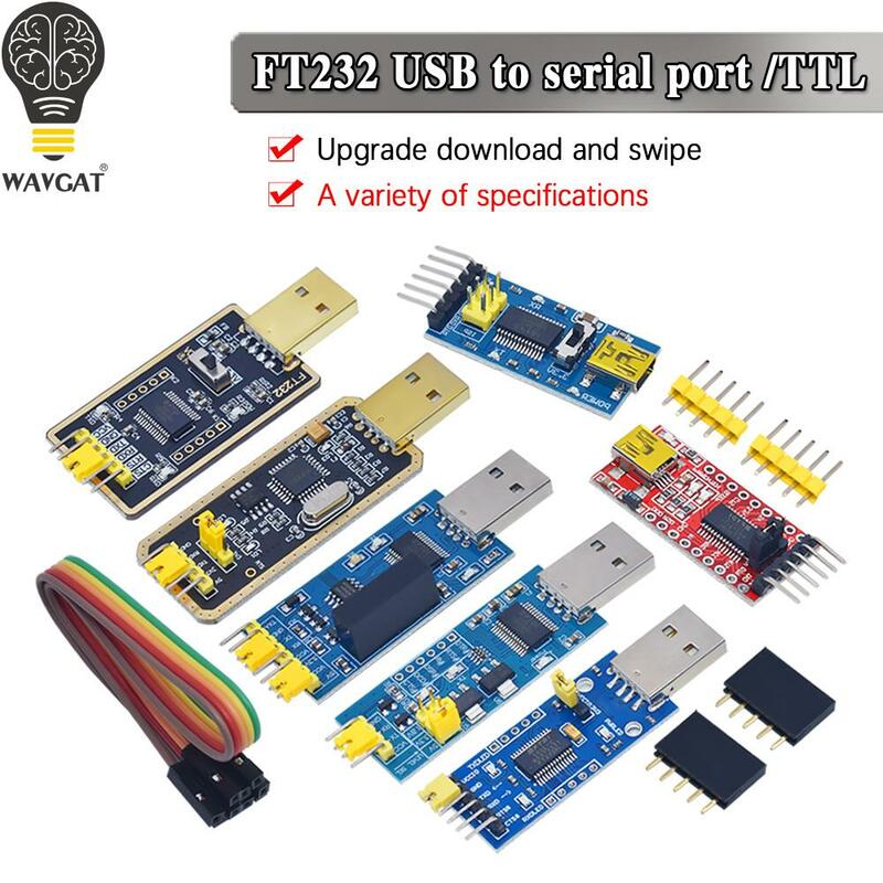 WAVGAT FT232RL FTDI USB 3.3 فولت 5.5 فولت إلى TTL مهايئ مسلسل وحدة ل اردوينو FT232 منفذ صغير. شراء نوعية جيدة يرجى اختيار لي