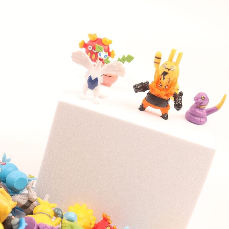 24-144 Buah Hadiah Pokemon Hadiah Ulang Tahun Mainan Action Figure Pikachu Asli Anime Figure Pokemon Mainan untuk Anak-anak