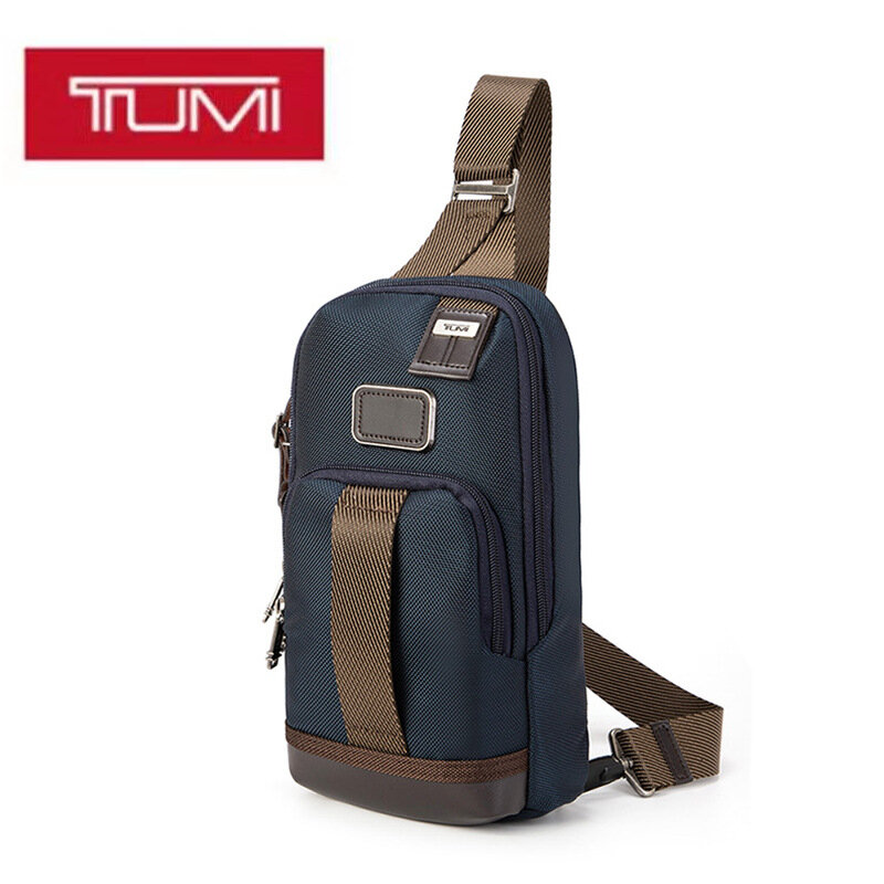 TUMI-bandolera de nailon balístico para hombre, bolso de hombro cruzado, a la moda, para viaje y ocio