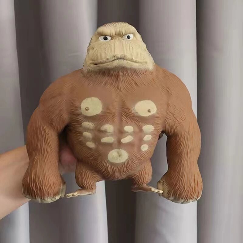 Big Giant Spongy Squishy Fidget Orangutan TT Influencer scimmia elastica giocattolo Antistress per adulti e bambini Soft Fun Gift