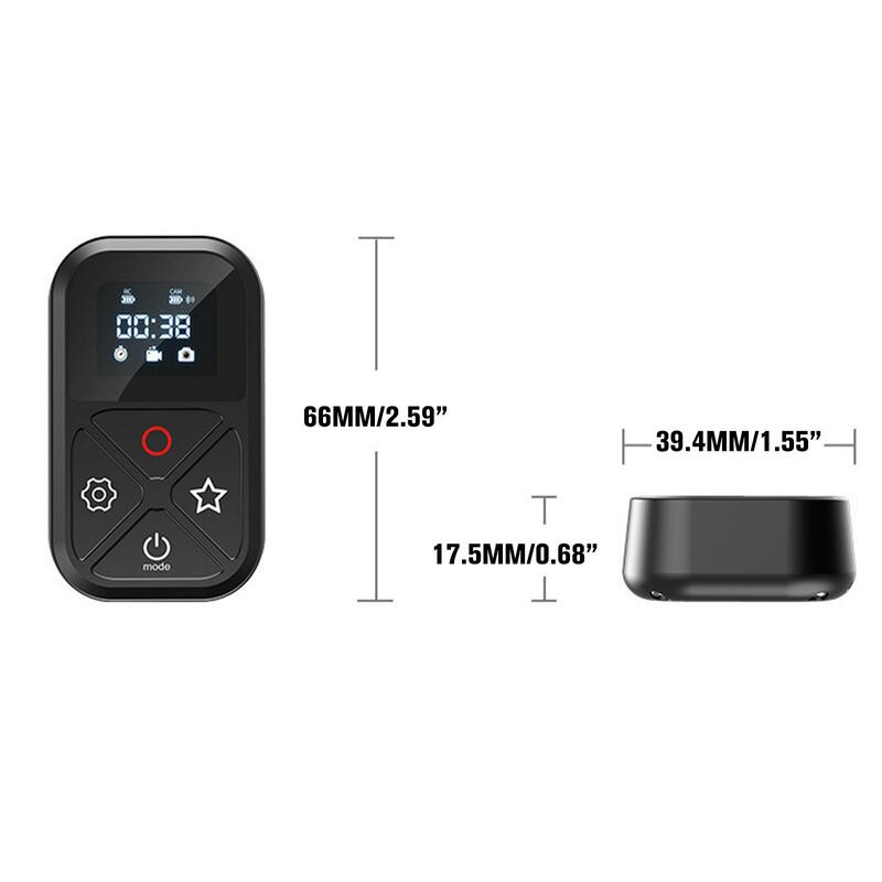 Mando a distancia inalámbrico para GoPro Hero10, 9, 8, con pantalla OLED e indicador de Color, resistente al agua, Control remoto por Bluetooth T10