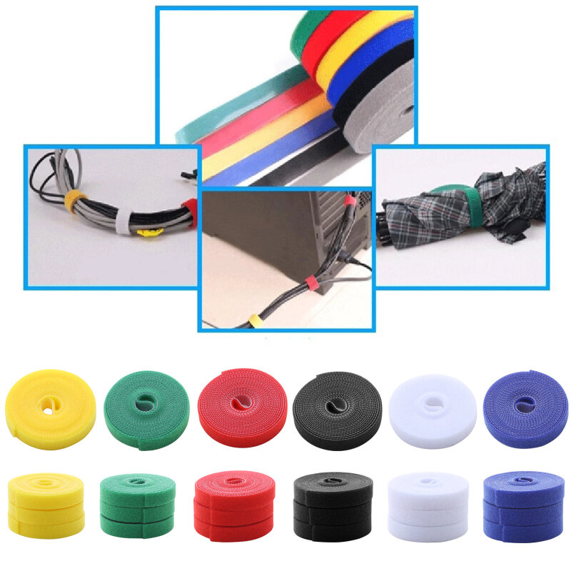 1/3M Plant Bandage Velcro Tie Adjustable Plant Support Reusable Fastener Tape for Home Garden Accessories