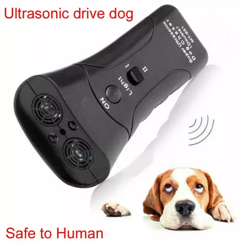 Anti-Barking Control Trainer Dispositivo para Cães, Dog Repeller, Stop Bark, Deterrents, Pet Training Devices, 3 em 1