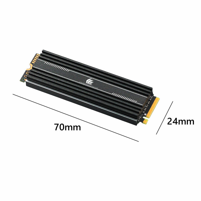 Profil z węglika aluminium M.2 SSD Radiator M2 2280 SSD Chip Nano solidna termoprzewodząca silikonowa podstawa chłodząca