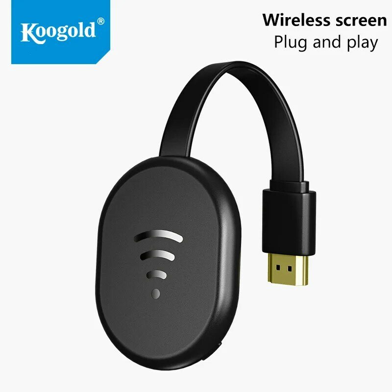 Koogold Miracat Tv Stick Voor Android Iphone Ios Samsung Xiaomi 4K Dlna Anycast Hdmi Wifi Display Dongle E38 Youtube tiktok Live