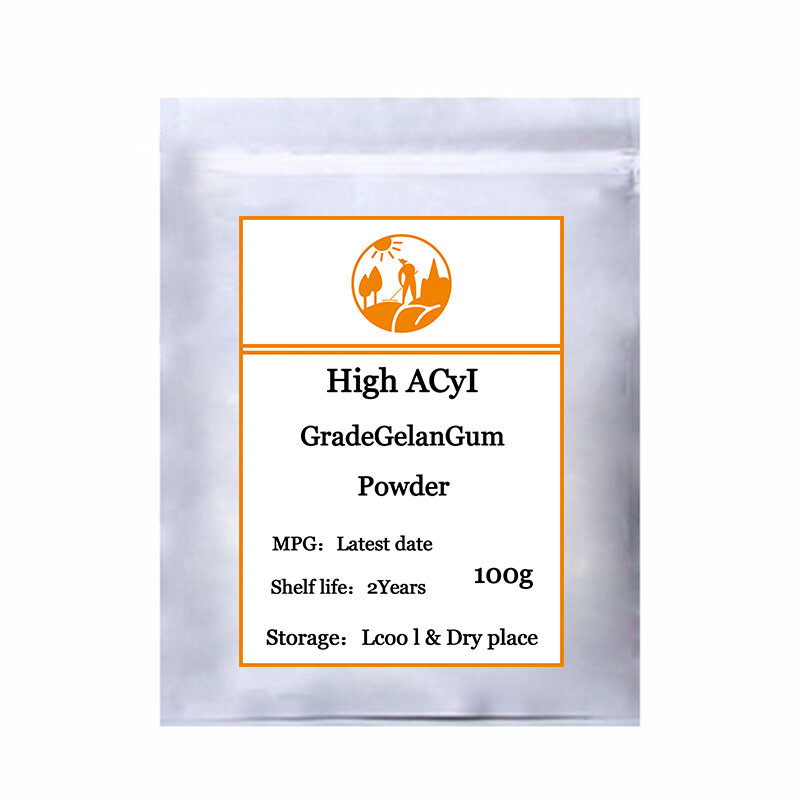 100g di polvere di gomma gellana per uso alimentare ad alto contenuto di Acyl