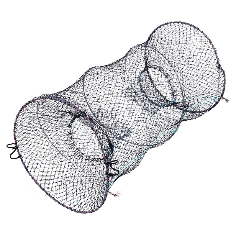 Garnelen käfig krabbe käfig fischernetz angelausrüstung klapp tragbare falle käfig boot angeln zubehör cast net