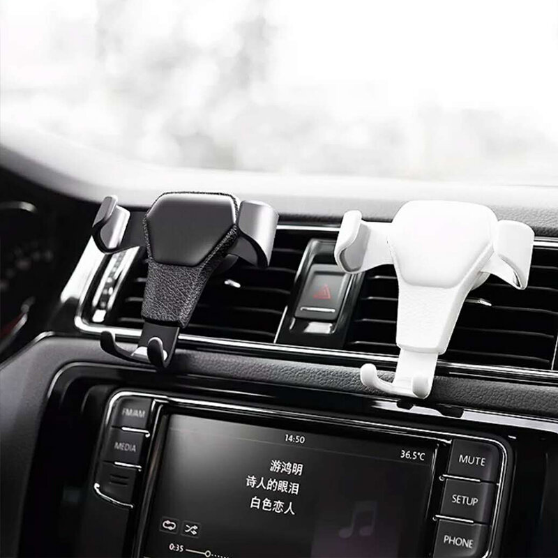 Gravidade universal auto titular do telefone do carro clipe de ventilação de ar montagem titular do telefone móvel suporte para o iphone para samsung