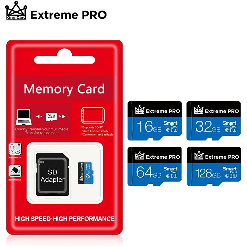 Tarjetas Micro SD de 4GB, 8GB, 16GB, 64GB, 128gb, 256gb, 512gb, tarjeta de memoria TF, unidad Flash