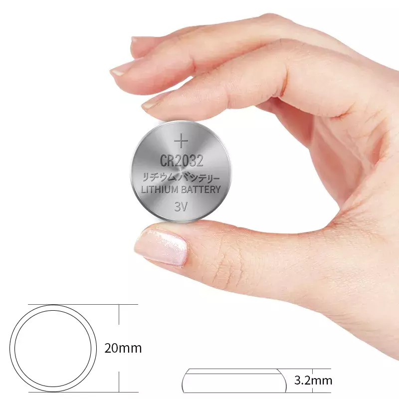Original 10PCS CR2032 Button Cell Battery cr 2032 For Watch Toys Remote Control Computer Calculator Control