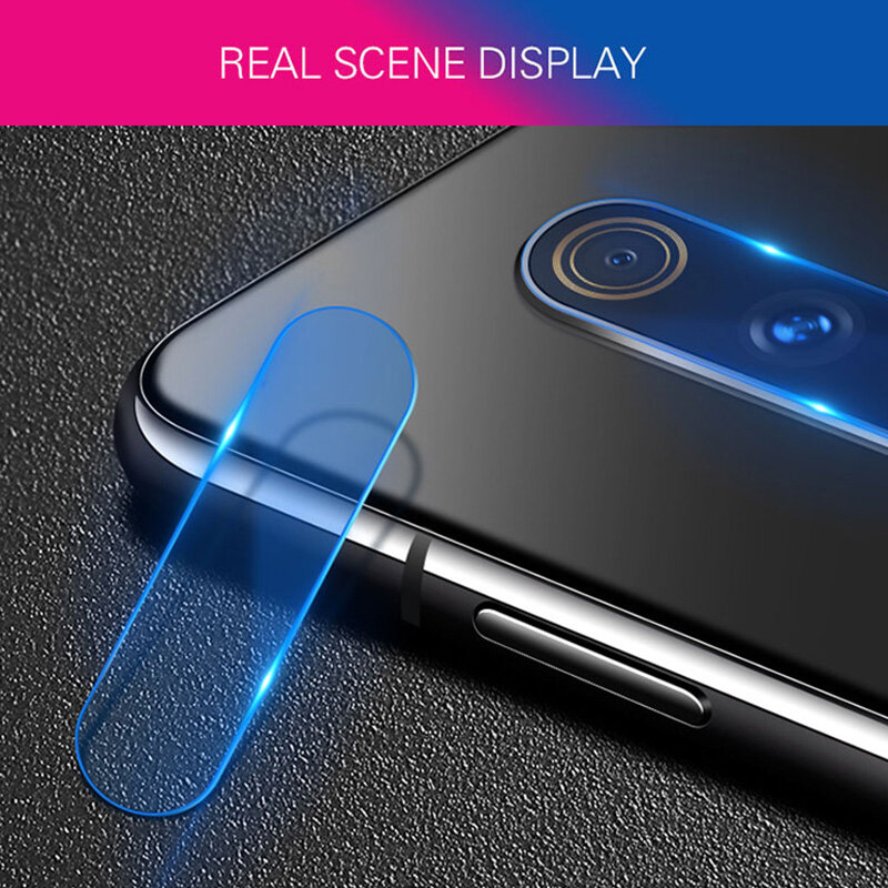 Lentille de caméra HD transparente, en verre trempé, pour Realme XT 2 3 Pro, OPPO Realme 5 Pro Q C2