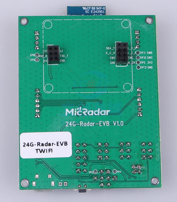 ใหม่เดิมแท้24G เรดาร์ Tuya พัฒนา WIFI Test Board Sensor โมดูลรุ่น: 24G-Radar-EVB TWIFI