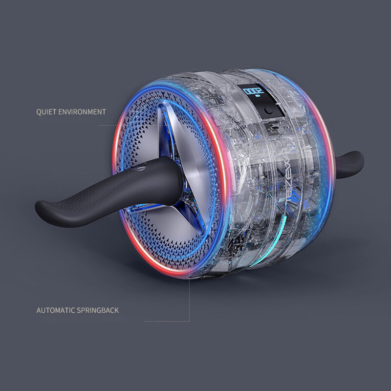 TEZEWA – roue abdominale intelligente, équipement de Fitness, pour les bras, la taille, les jambes