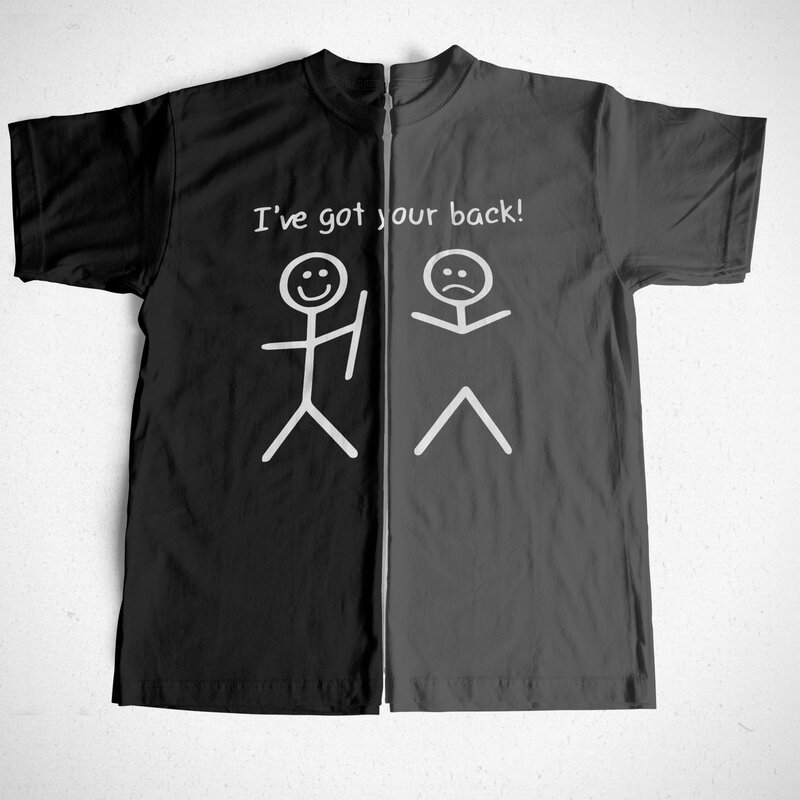 Летняя мужская футболка с коротким рукавом, Повседневная Уличная одежда, футболка с забавным принтом «я получил вашу спину»