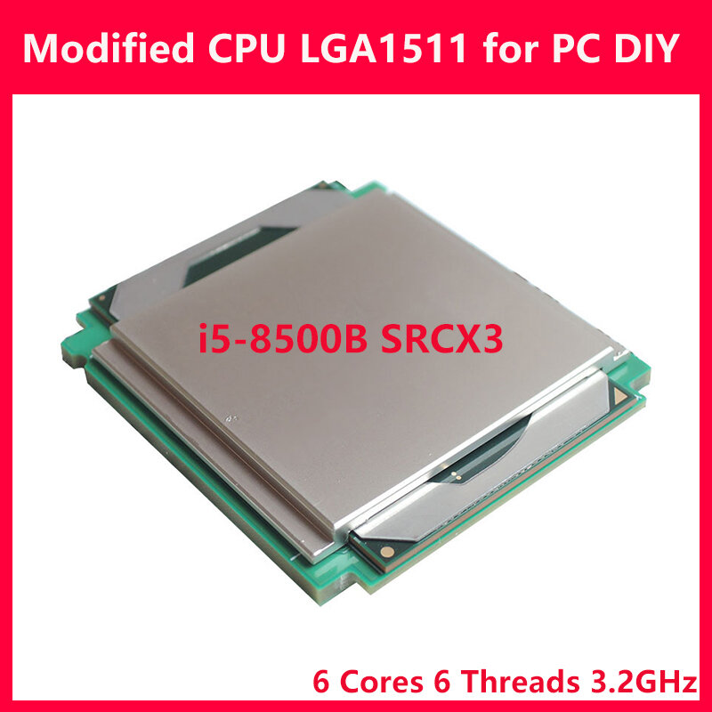 تعديل وحدة المعالجة المركزية i5-8500B SRCX3 6C 6T 3.2GHz 65 واط LGA1151 سطح المكتب المعالج للكمبيوتر لتقوم بها بنفسك
