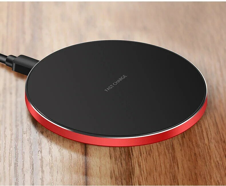 10W Qi Wireless Charger For All mobile phones with wireless charging function Induction Fast Wireless Charging Dock Pad