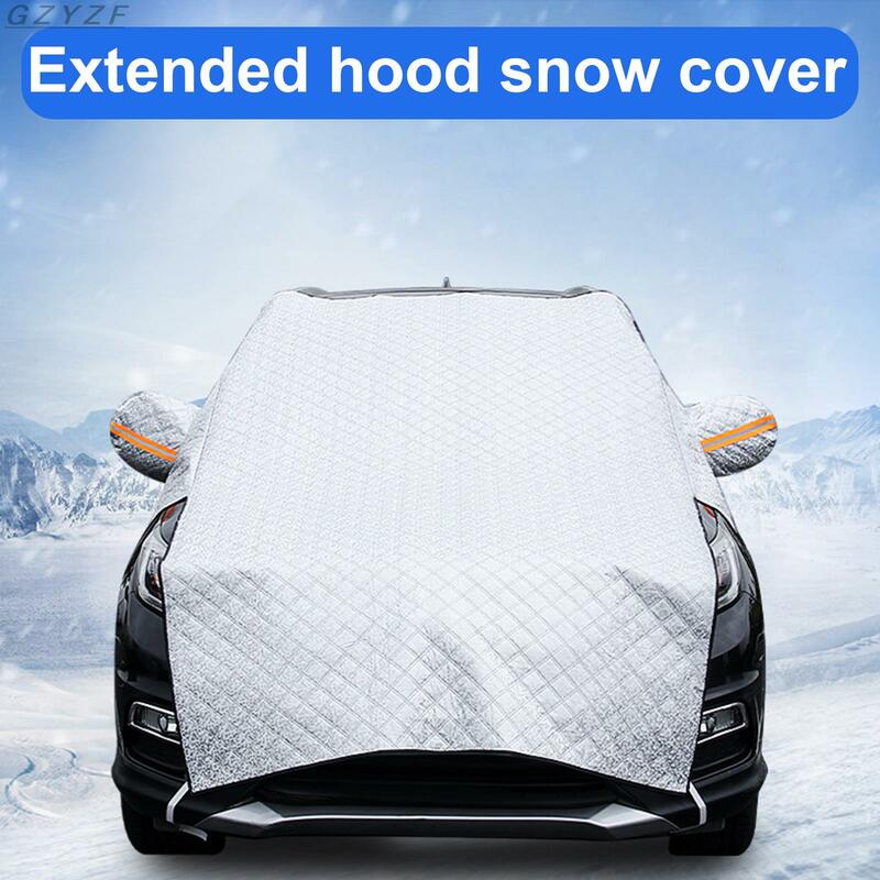 High-Quality Snow Shield Anti-frost Car Protective Cover Winter Front Screen Glass Sun Shield Lengthened Car Clothing Universal
