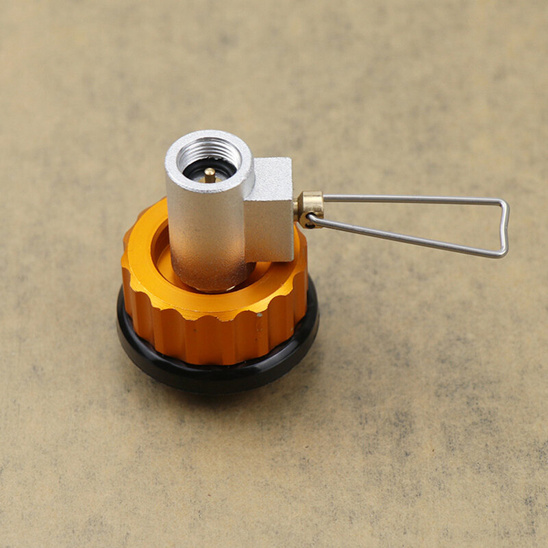 Outdoor Camping Stove Adaptor Gas Refill Adapter Valve Gas Cartridge Canister Connector Gas Tank Mutual Filling Joint Adapter
