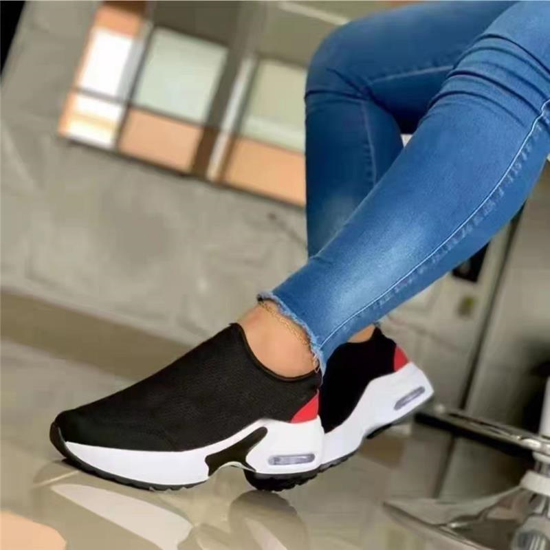 Women Sneakers Fashion Slip On Women's Shoes Breathable Shoes Woman Sneakers Plus Size Zapatillas Mujer Ladies Vulcanize Shoes