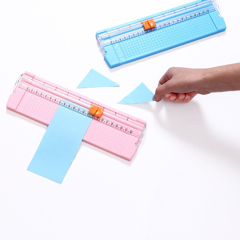Cortadores de papel de precisión, guillotina con regla extraíble, herramienta de corte