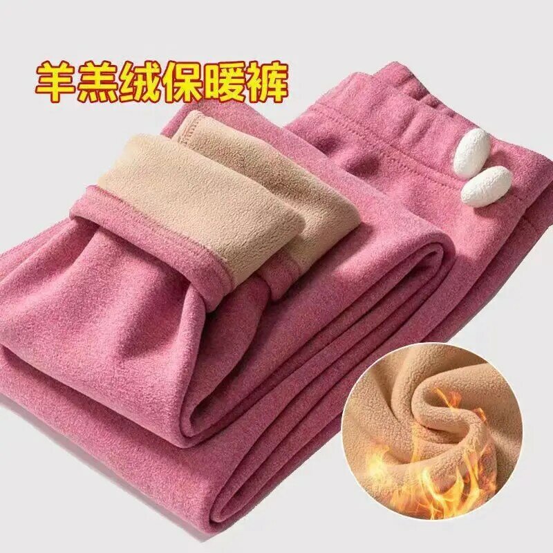 Mallas térmicas con calefacción para mujer, lencería térmica, pantalones térmicos, mallas de forro polar, Invierno