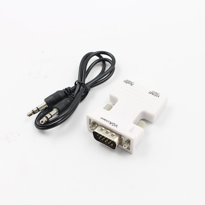 Convertitore HDMI femmina a VGA maschio con adattatore Audio supporto uscita segnale 1080P